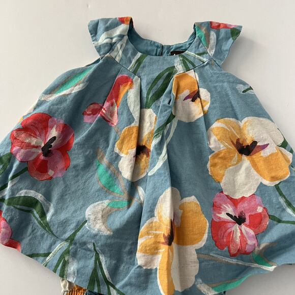 Tea Collection Hibiscus Dress Set (6/9m) - Picture 3 of 14